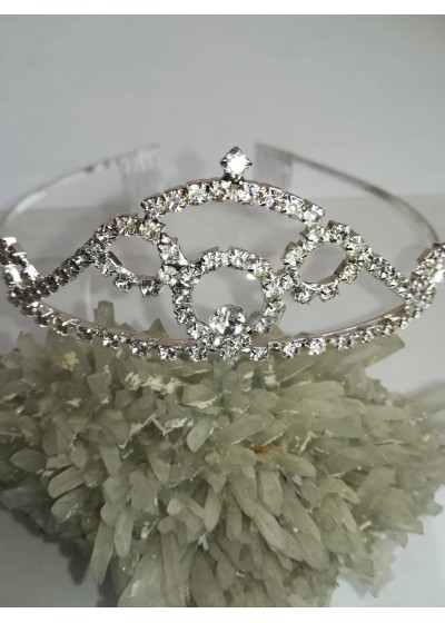Стилна корона за коса с кристали- Princess Dianne